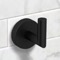 Bathroom Hook, Matte Black